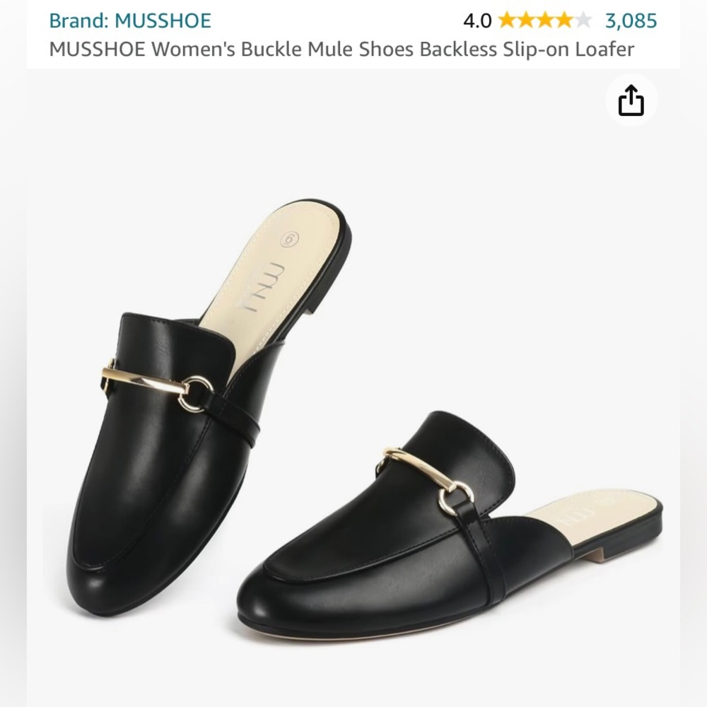 MUSSHOE SLIP ON LOAFER SIZE 10